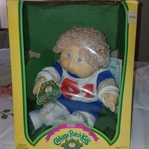 Blue and White Doll